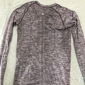 purple lulu lemon long sleeve